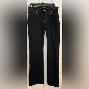 7 For All Mankind Skinny Bootcut Dark Wash Jeans Size 27